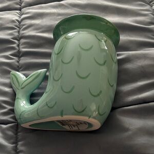 Aqua Mermaid Tail Vase